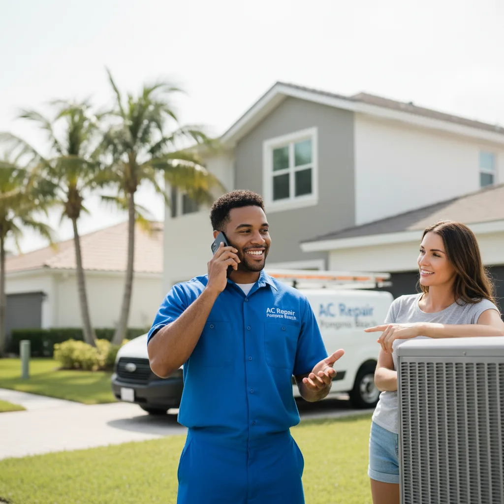 AC Repair Pompano Beach customer support in Palermo